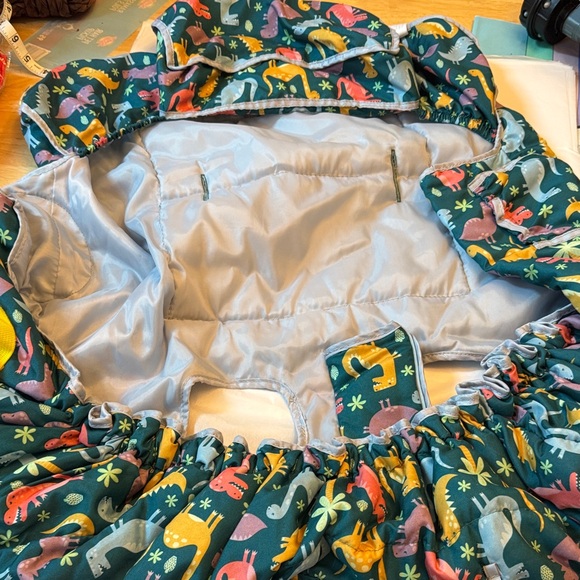 Dinosaur Print high chair/shopping cart/ restaurant high chair etc cover clean - Picture 5 of 11